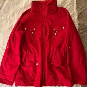 Red Zip-Up Jacket